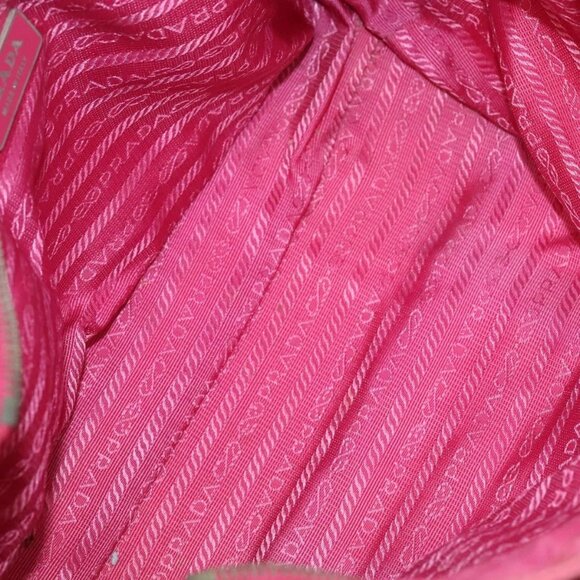 PRADA Hand Bag Nylon Pink Auth bs18106 - Picture 9 of 16